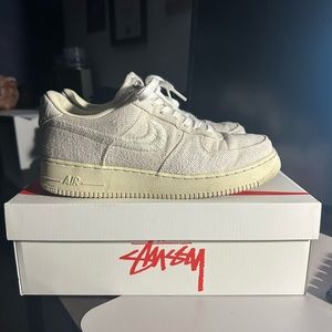 Air Force 1 Low Stussy Collab - Fossil